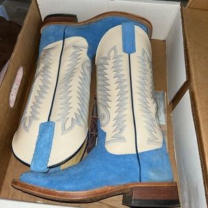 Anderson bean limited addition blue suede/rough out  boots